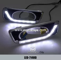China HONDA City DRL LED Daytime Running Light turn light steering retrofit supplier