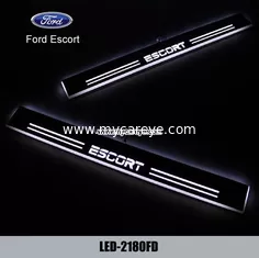 China Ford Escort Scuff Plate LED Light Bar Car Door Scuff Plate aftermarket supplier