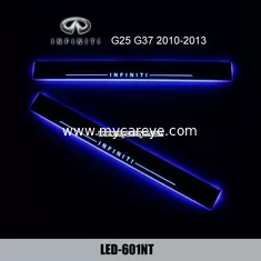 China Infiniti FX35 FX37 FX30 FX50 Led Moving Door sill Scuff Welcome Pedal Lights supplier