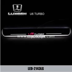 China Luxgen U6 Turbo logo door light kit auto light sill door pedal for car supplier