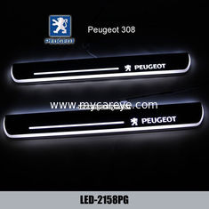 China Peugeot 308 Car accessory moving door scuff LED Pedal Lights for sale supplier