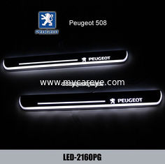 China Peugeot 508 car Led lights Moving door sill light Welcome Pedal sale supplier