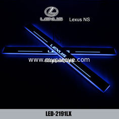 China Lexus NS car accessory upgrade LED lights auto door sill scuff plate supplier