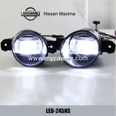 China Nissan Maxima car front fog lamp assembly LED daytime running lights drl supplier