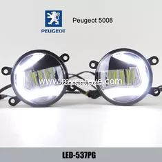 China Peugeot 5008 front fog lamp assembly installation LED daytime driving lights supplier
