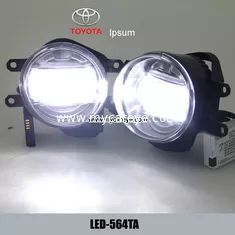 China TOYOTA Ipsum car front led fog light replacement DRL driving daylight supplier