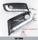Citroen C-Quatre C4 DRL LED Daytime Running Light Car headlights parts