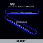 Infiniti FX35 FX37 FX30 FX50 Led Moving Door sill Scuff Welcome Pedal Lights