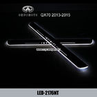 Infiniti QX70 car door welcome lights LED Moving Door sill Scuff for sale
