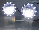 Mitsubishi Montero car front fog lamp assembly LED DRL daytime running lights supplier
